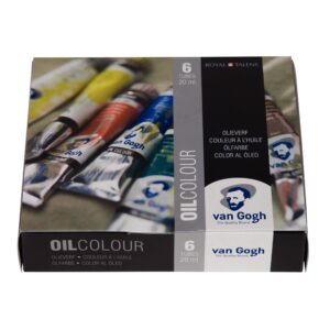 Oil Colour Starter Set with 6 Colours in 20ml Tube