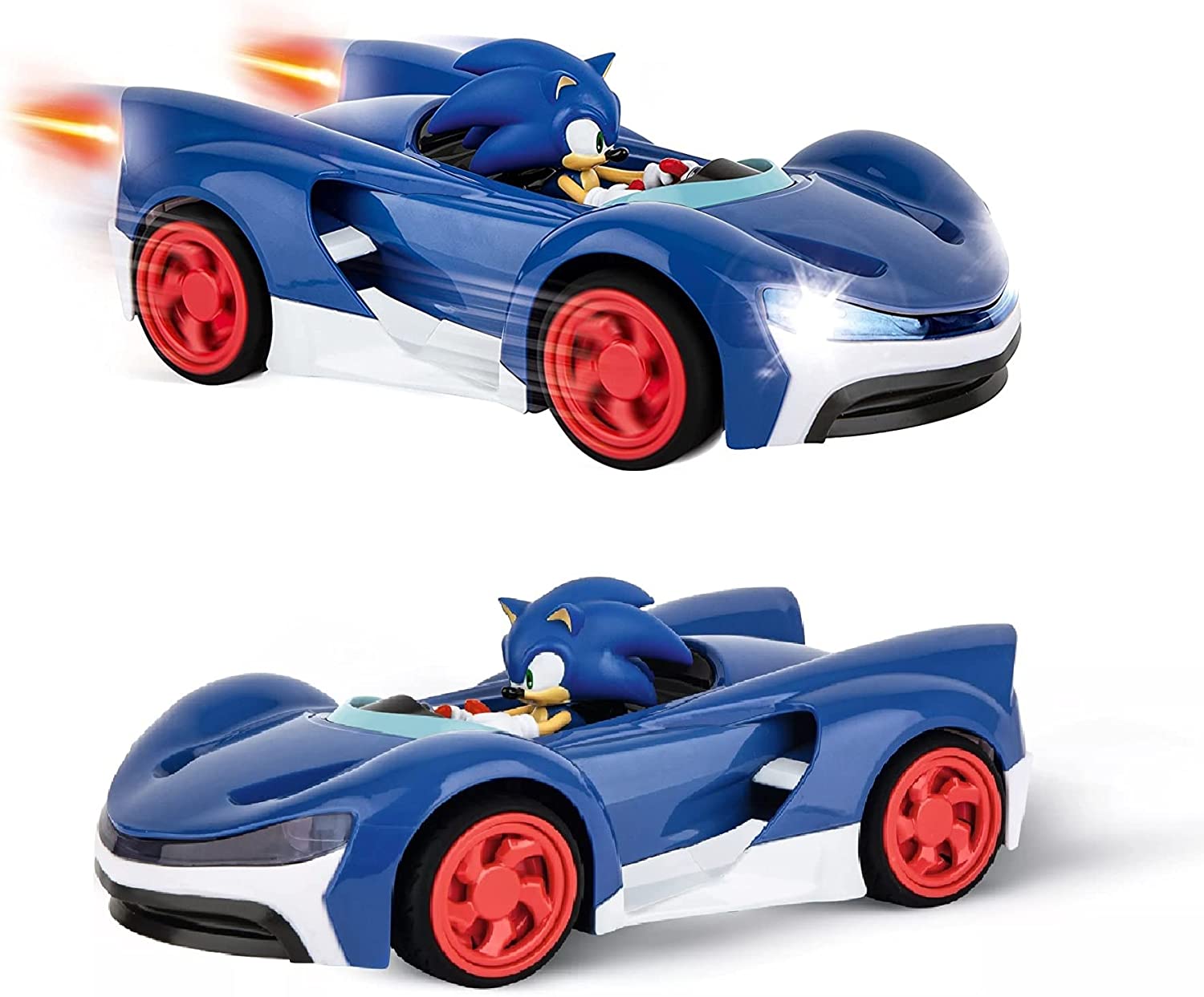 Macchina Telecomandata Sonic The Hedgehog By Carrera RC con Batteria Ricaricabile USB, Telecomando 2.4 Ghz, Luci - Image 5