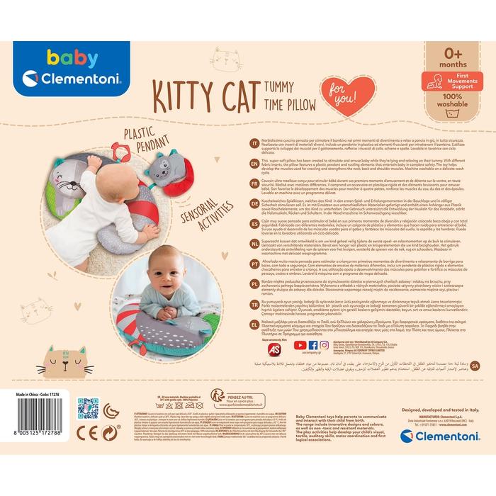 BABY CLEMENTONI FOR YOU - KITTY CAT TUMMY TIME PILLOW - Image 3