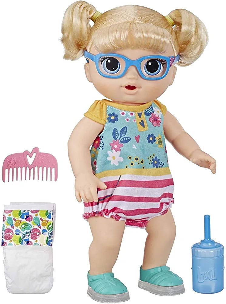 Baby Alive Step Giggle Baby Blonde Hair Doll with Light-up Shoes, Responds with 25+ Sounds and Phrases, Drinks and Wets, Toy for Kids Ages 3 Years Old and Up - Image 6