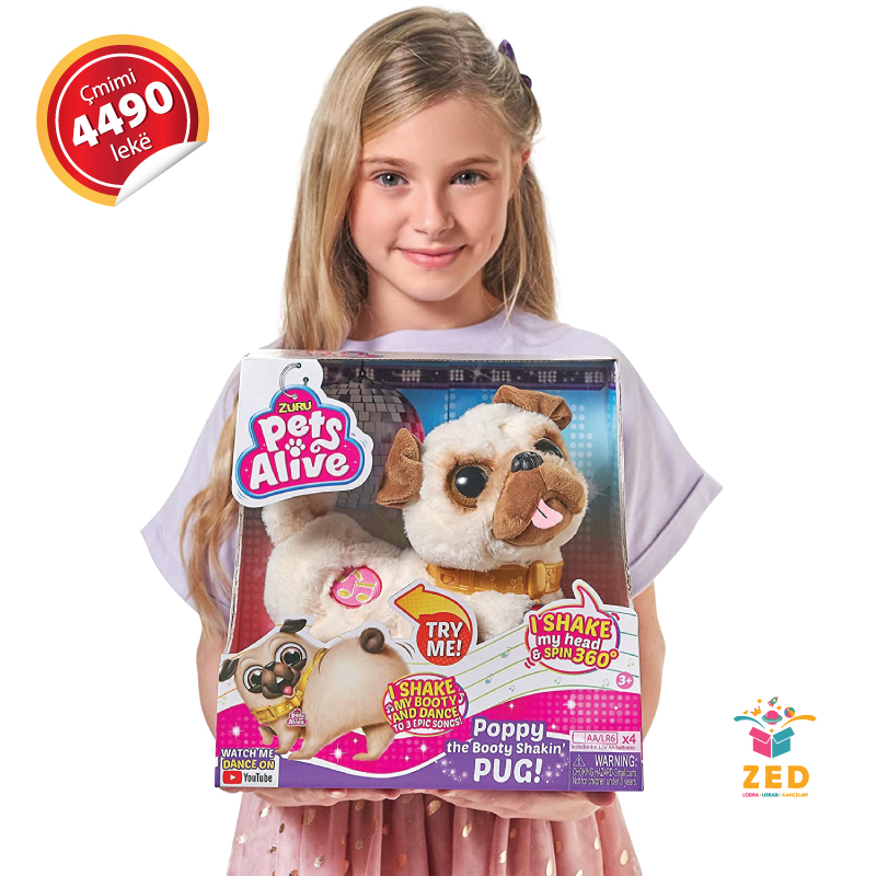 Pets Alive Poppy The Booty Shakin’Pug