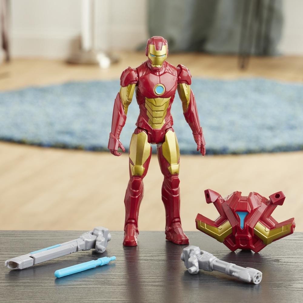 Marvel Avengers Titan Hero Series Blast Gear Iron Man Action Figure, 12-Inch Toy, For Kids Ages 4 And Up - Image 2