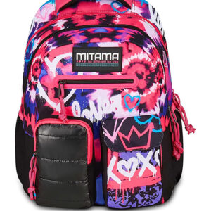 Çantë shkolle shpine  New Plus MUSIC STICKER Mitama