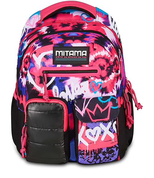 Çantë shkolle shpine New Plus MUSIC STICKER Mitama