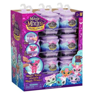 Magic Mixies Mixlings Tap & Reveal Cauldron, Magic Wand Reveals Magic Power and Surprise Reveal on Cauldron, for Kids Aged 5 and Up (Styles May Vary), Multicolor