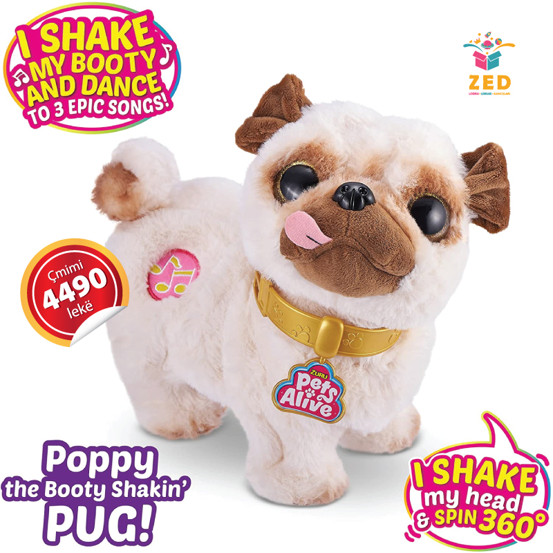 Pets Alive Poppy The Booty Shakin’Pug - Image 5