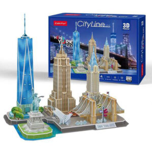 Cubic Fun City Line New York City 123 Piece 3D Puzzle
