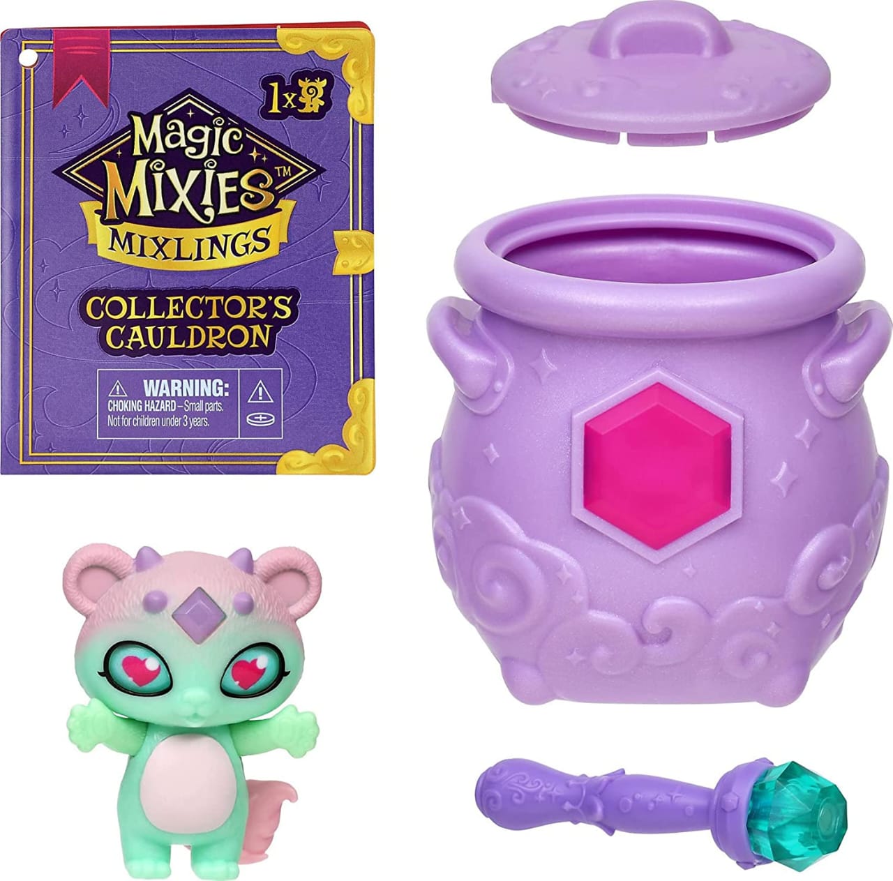 Magic Mixies Mixlings Tap & Reveal Cauldron, Magic Wand Reveals Magic Power and Surprise Reveal on Cauldron, for Kids Aged 5 and Up (Styles May Vary), Multicolor - Image 3