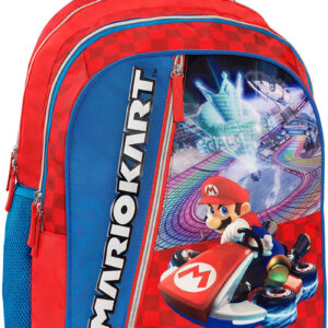 Çantë shkolle shpine 2 ndarje Mariokart