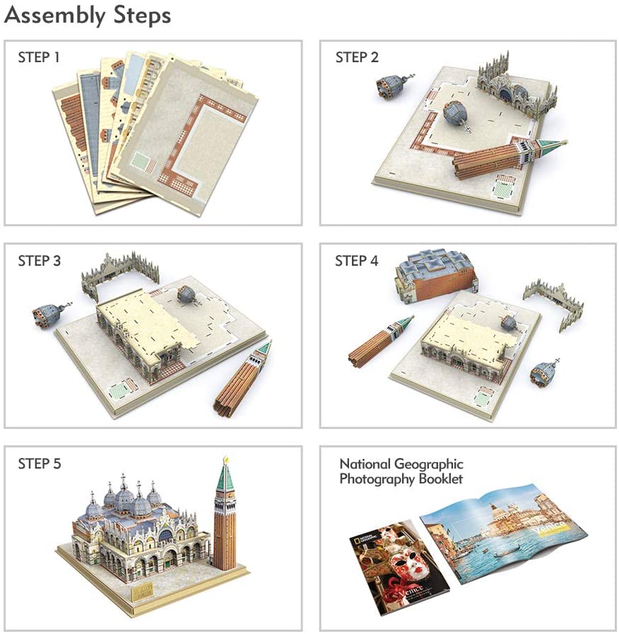 3D Italy Puzzles Models Architecture Kits for Adults and Kids - Image 3