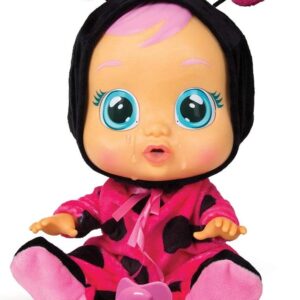 Cry Babies Lady The Ladybug Doll, Black/Magenta