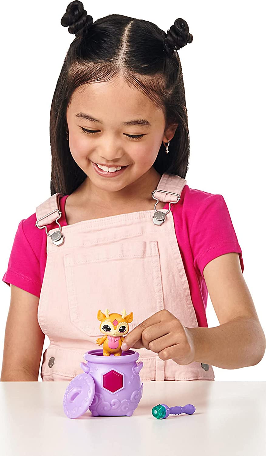 Magic Mixies Mixlings Tap & Reveal Cauldron, Magic Wand Reveals Magic Power and Surprise Reveal on Cauldron, for Kids Aged 5 and Up (Styles May Vary), Multicolor - Image 7