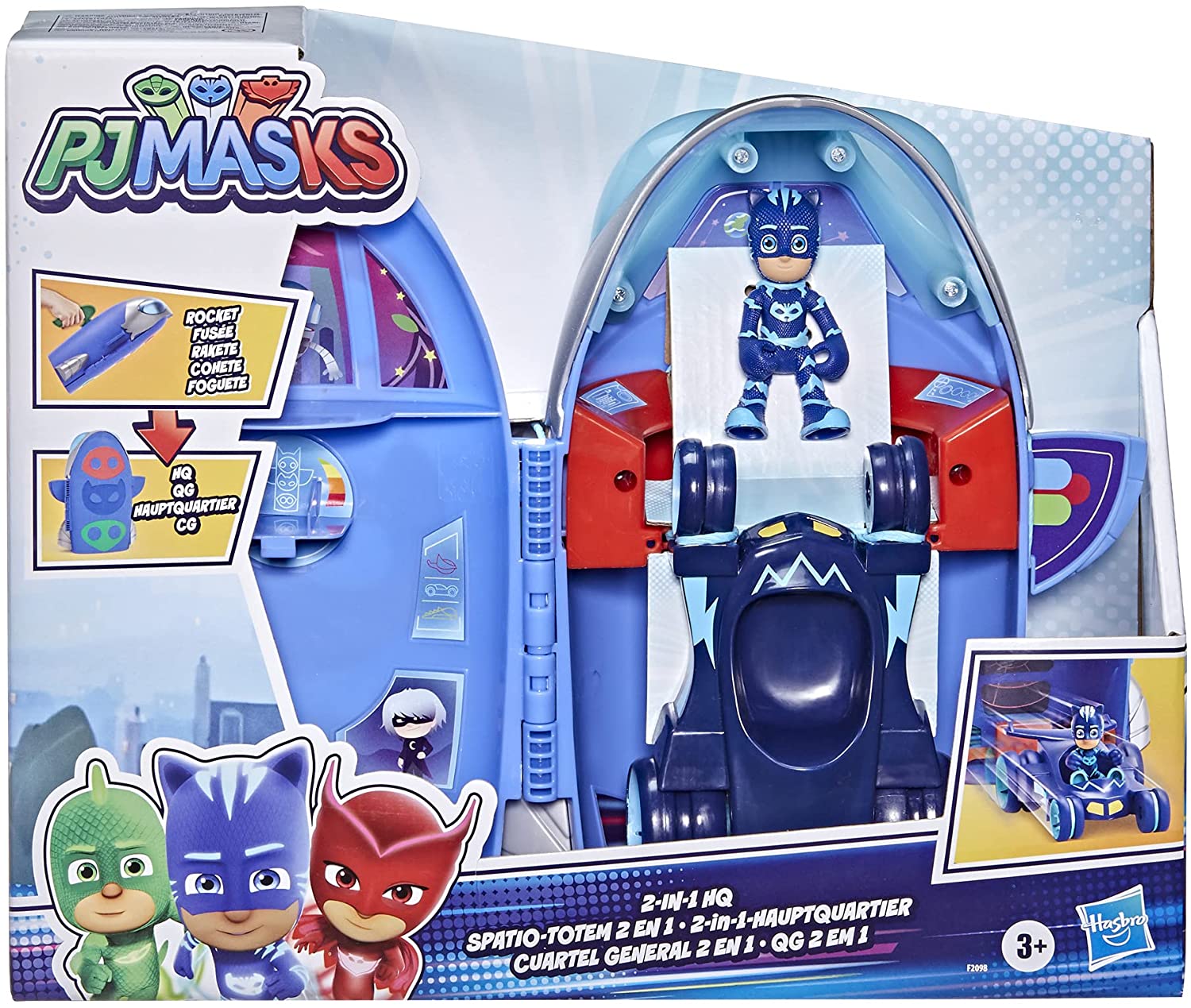 PJ Masks 2-in-1 HQ Playset, Headquarters and Rocket - Image 7