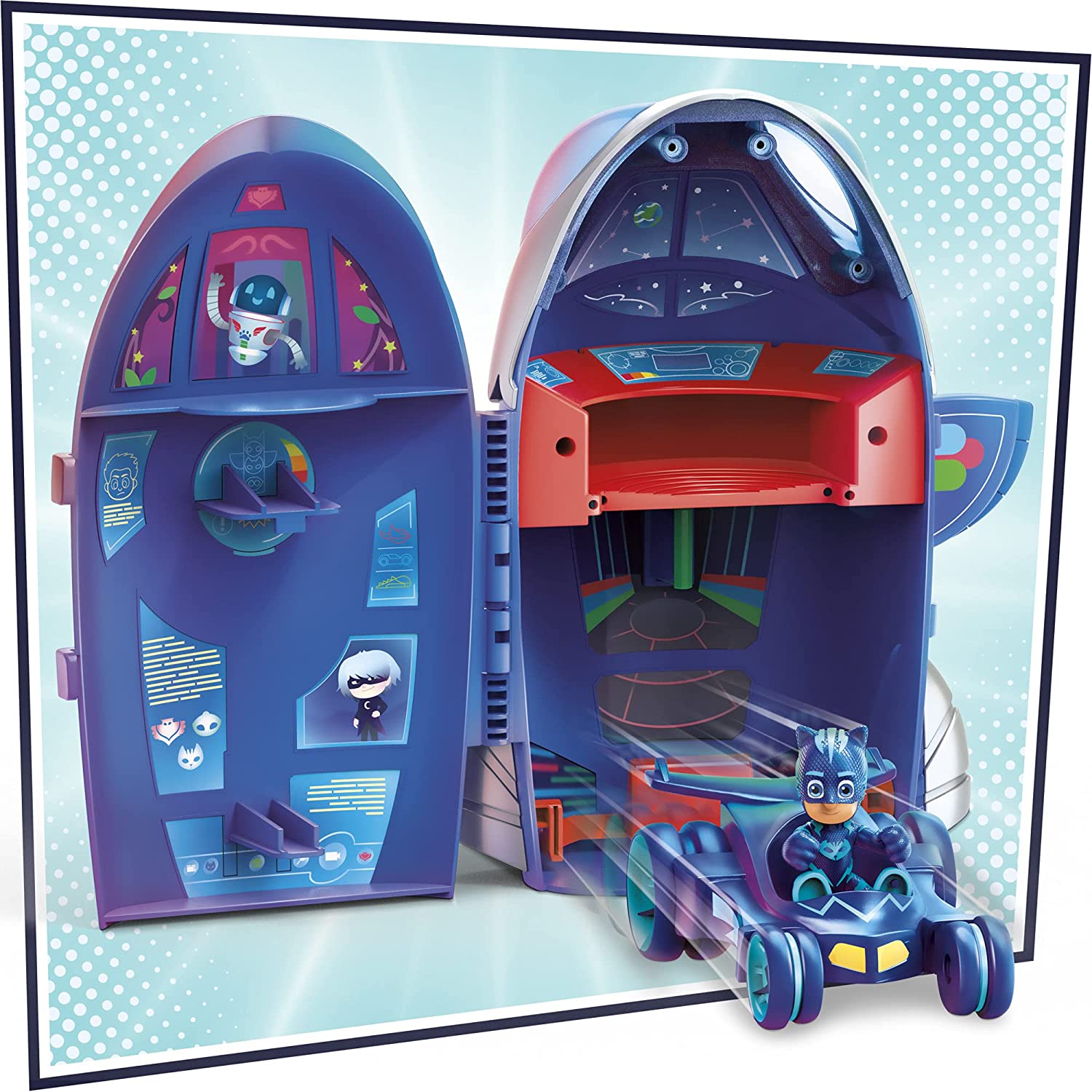 PJ Masks 2-in-1 HQ Playset, Headquarters and Rocket - Image 4