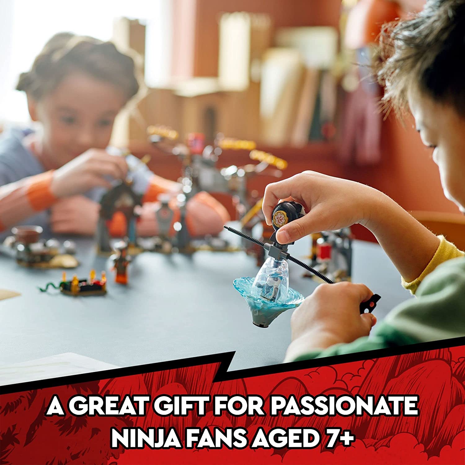 LEGO NINJAGO Ninja Training Center 71764 Building Kit Featuring NINJAGO Zane and Jay, a Snake Figure and a Spinning Toy; Construction Toys for Kids Aged 7+ (524 Pieces) - Image 4
