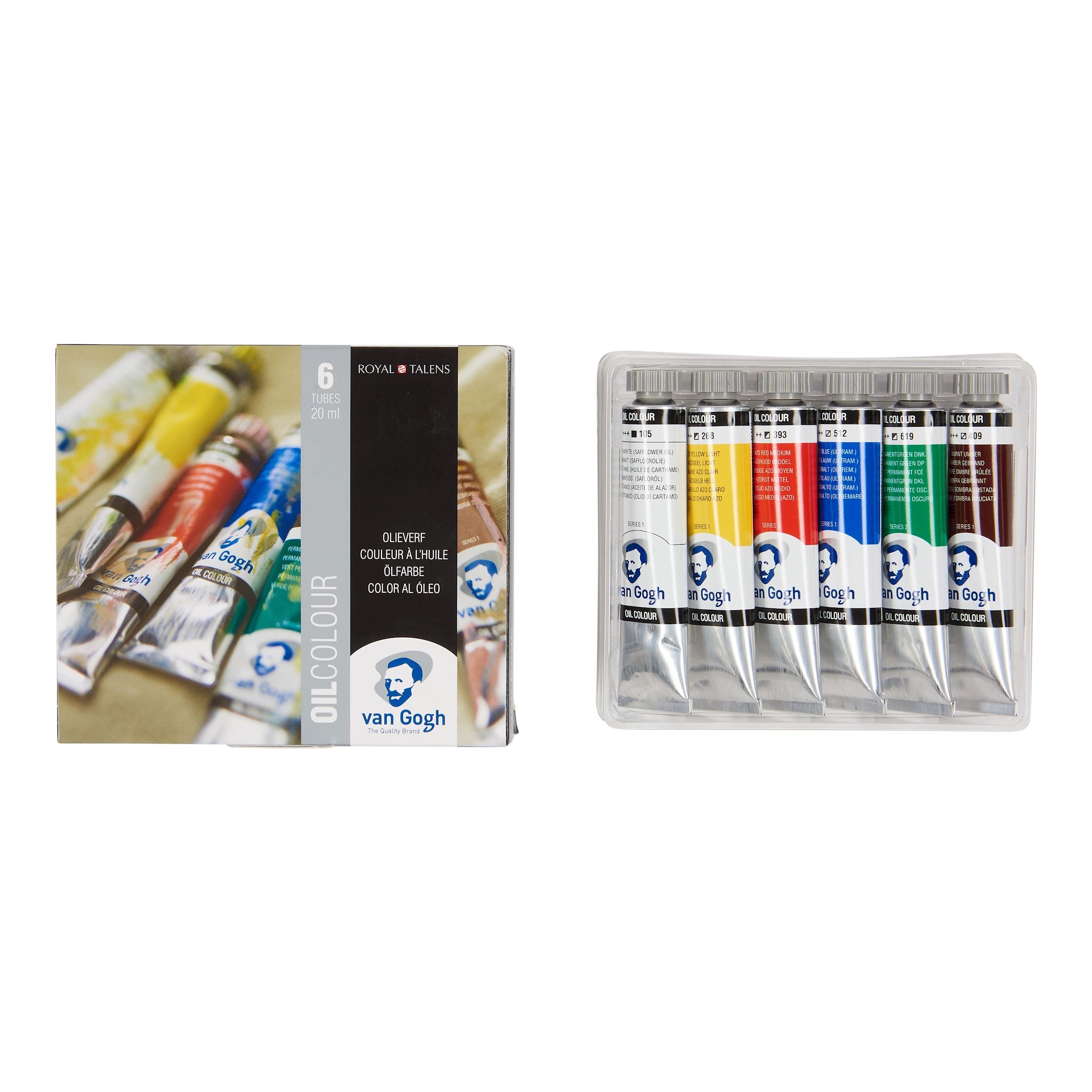 Oil Colour Starter Set with 6 Colours in 20ml Tube - Image 3