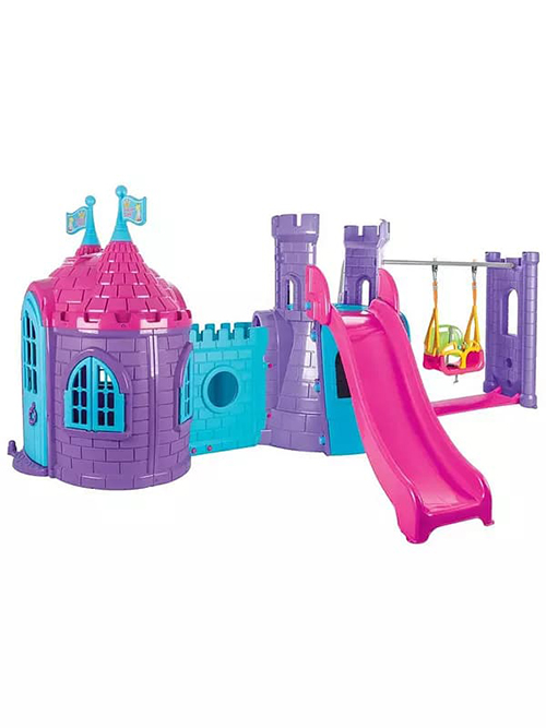 Set kështjellë + lisharëse + rrëshkitëse, Chateau Swing and Slide Set Pilsan