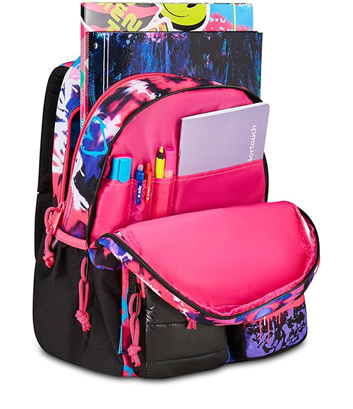 Çantë shkolle shpine New Plus MUSIC STICKER Mitama - Image 3