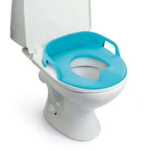 Kids 3 in 1 Potty, Toilet Seat and Step Stool - White and blue