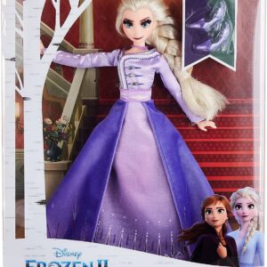 Disney Frozen Arendelle Elsa Fashion Doll With Detailed Ombre Blue Dress Inspired by Disney's Frozen 2 - Toy For Kids Ages 3 and Up