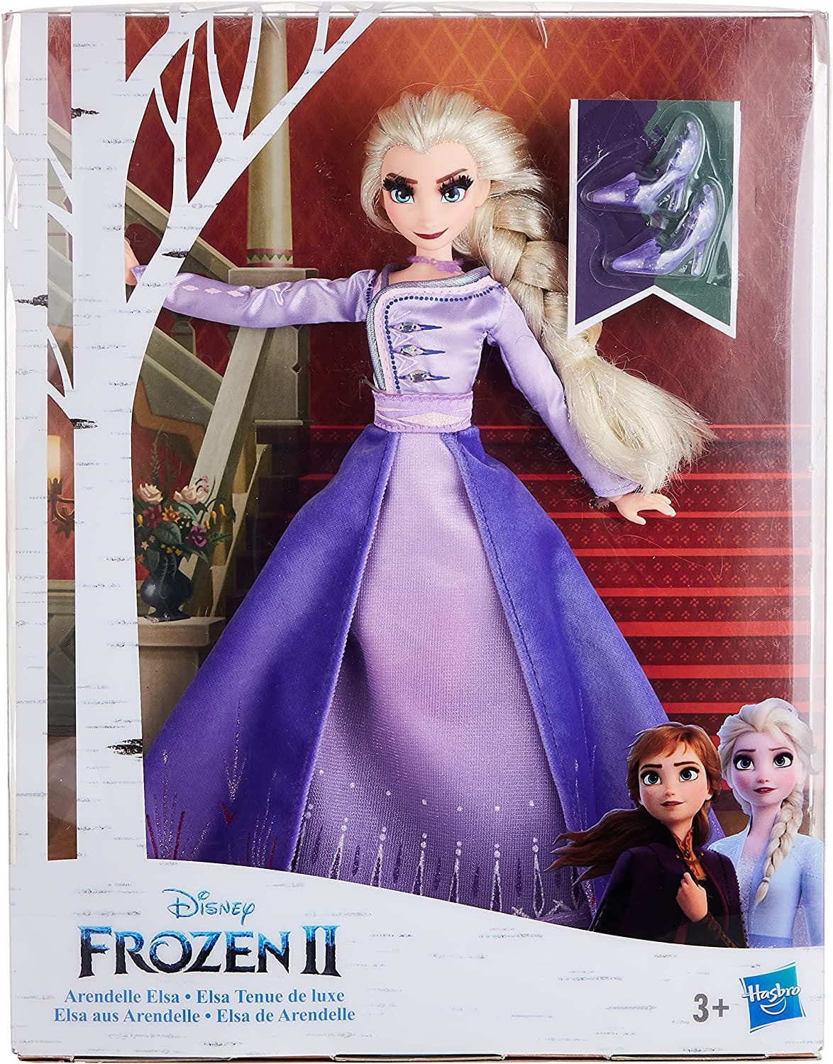 Disney Frozen Arendelle Elsa Fashion Doll With Detailed Ombre Blue Dress Inspired by Disney's Frozen 2 - Toy For Kids Ages 3 and Up