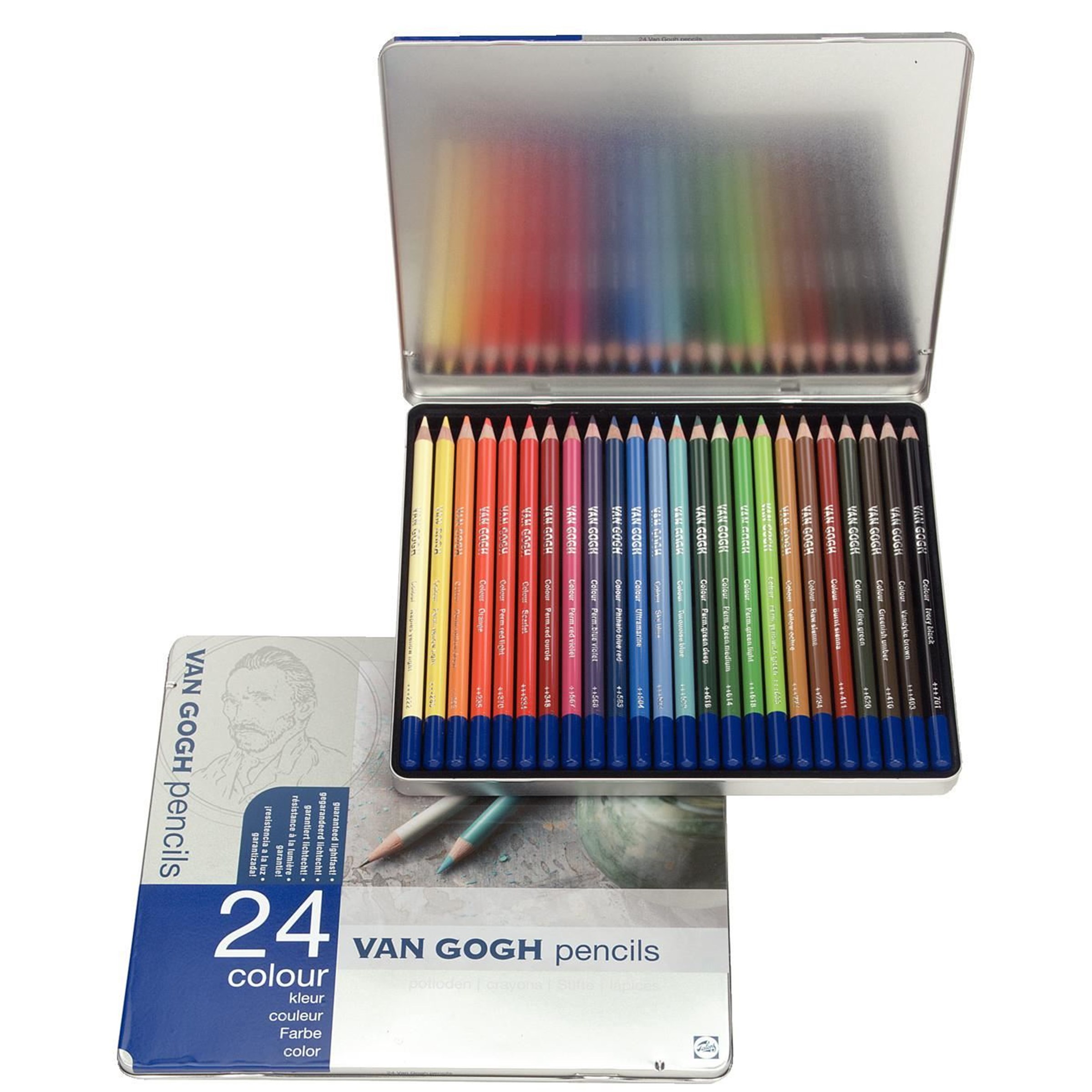 Coloured Pencils Basic Set with 24 Colours