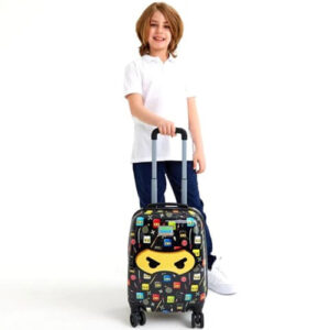 Valixhe udhëtimi për fëmijë Kids Travel Suitcase Ninja Pattern 16747 Coral High