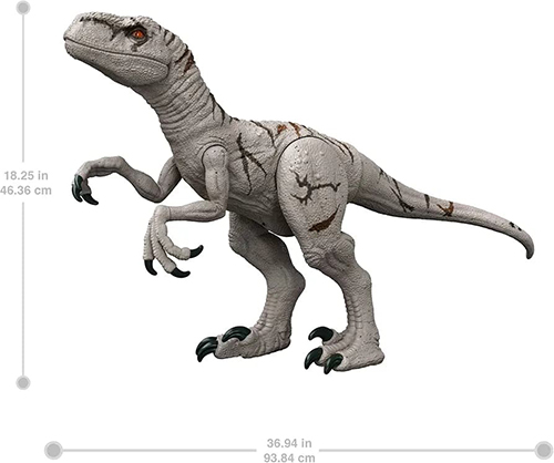 Dinosaur 93 cm Atrociraptor Jurassic World Super Big Mattel! - Image 5