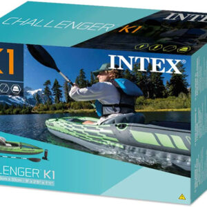 Kajak Challenger K1 super e fortë, 1 lopata+pompë 2.74m x 76 cm x 33 cm Intex