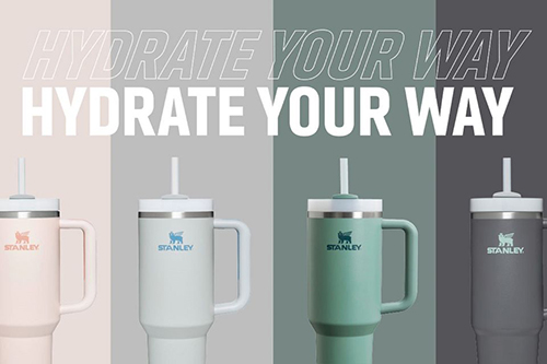 Termus origjinale oz 1.18 L Rose quarz, Black, ivory, Red Stanley