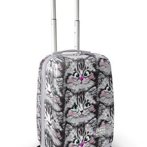 Valixhe udhëtimi Cat Pattern Cabin Size Suitcase (50cm) 16543 Coral High