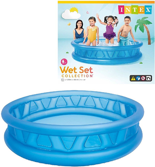 Pishinë 58431 Soft Side Swimming Pool 188x46 cm Intex