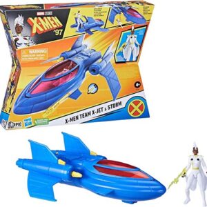 Marvel Studios: X-Men '97 X-Jet and Storm Kids Toy Action Figure for Boys and Girls