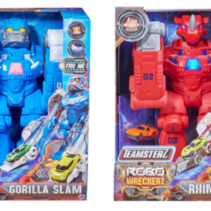 Robot Gorilla Slam & Rhino Slam Seti i Lojërave Teamsterz Robo Wreckers Teamsterz