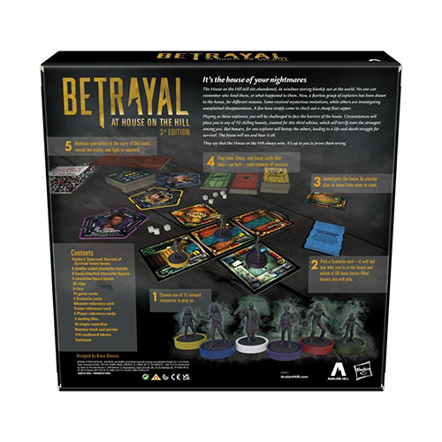 Lojë Avalon Hill Betrayal at House on the Hill 3rd Edition Cooperative Board Game