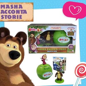 Masha tregon histori, përfshirë 2 personazhe, me 130 min 24 histori Masha Italisht dhe Anglisht