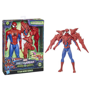 Figurine Marvel Mech Strike Monster Hunters Titan Hero Series Hunter Suit Spider-Man Kids Toy Action Figure for Boys & Girls
