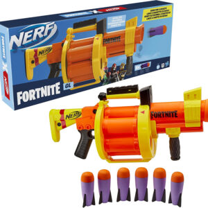 Nerf Fortnite GL Rocket-Firing Blaster – 6-Rocket Hasbro