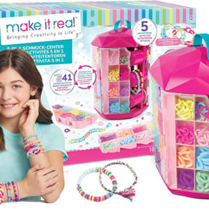 Lodër set kreative, byzylykë Make it Real 5 in 1 Activity Tower