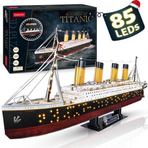 CubicFun LED 3D Puzzle Christmas Titanic Ship Gifts 3D