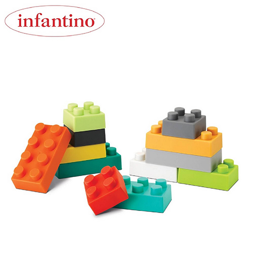 Kuba gominë, Super Soft 1st Building Blocks INFANTINO - Image 2