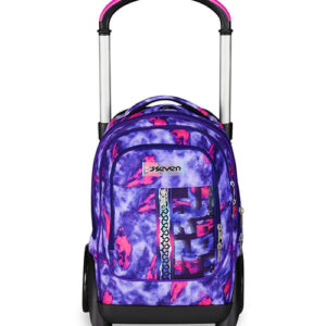 Çantë shkolle me rrota Tyre trolley Shady dye Girl Seven