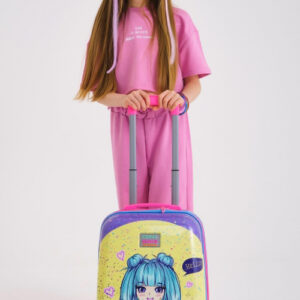 Valixhe udhëtimi për fëmijë  Coral High Kids Purple Pink Anime 16705