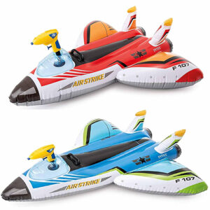 Dyshek 57536 Water Gun Plane Ride-On, 2 Colors Intex