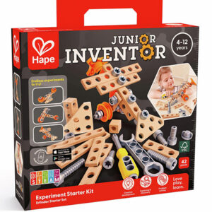 Lodër druri kreative Experiment starter kit Junior Inventor Hape