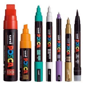 Marker penel Posca PCF-350 Paint Markers Art Pens - Brush Tip - Full