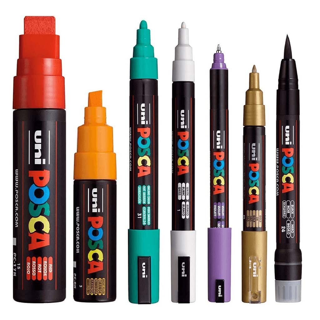 Marker penel Posca PCF-350 Paint Markers Art Pens - Brush Tip - Full
