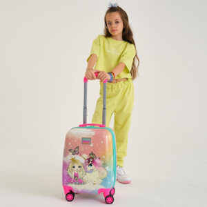 Valixhe udhëtimi për fëmijë  Mini Water Green Unicorn Patterned Children's Suitcase 16704 Coral High