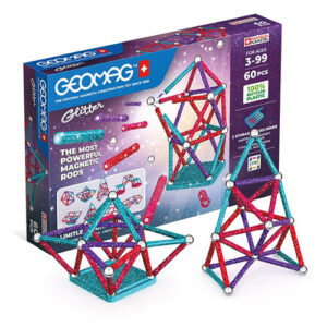 Shufra magnetike, Classic Glitter Recycled 60 pcs Geomag