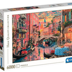 Venice Evening Sunset, 6000 Pcs Jigsaw Puzzle by Clementoni